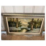 Large Forest Framed Print T1
