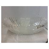 Oval Crystal Bowl