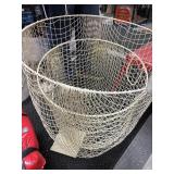 2 Wire Basket Hampers