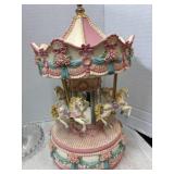 Vintage Carousel Music Box 1 foot broken piece