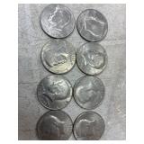 8 Bicentennial Half Dollars