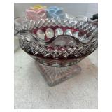Westmoreland Ruby Flash Dish