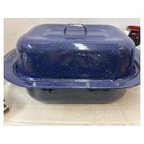 Small Enamelware Roasting Pan