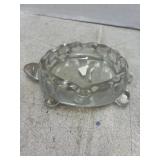 Glass Turtle Ashtray