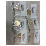6 Uncirculated Dollars