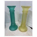 Vintage Candle Stick Holders Bud Vases
