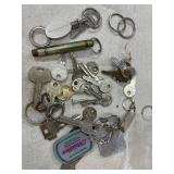 Vintage Keys and Keychains