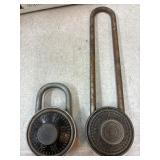 2 Vintage Combination Locks
