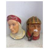 Vintage Legend Products Ceramic Wall Plaques