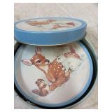 Bambi Set of 6 Coasters in Tin