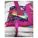 Trolls Sherpa Blanket