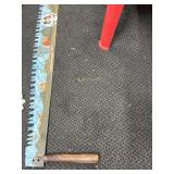 Hand Painted 2 Man Hand Saw 69ï¿½