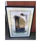 Large Framed L'Atlantique Print T1