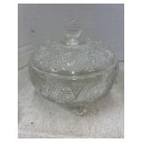 Glass Trinket Candy Dish
