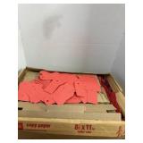 Large Lot Of Red Price Tags T2