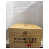 Wooden Wissotzky Tea Treasure Chest T2