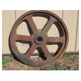 33' Cast Iron Wheel