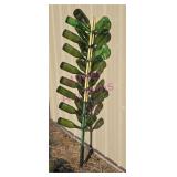 Green/Yellow Wine Bottle Yard Art