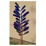Blue Wine Bottle Yard Art