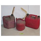(3) Plastic Gas Cans