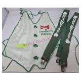 Budweiser Apron & Suspenders
