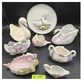 Misc Ceramic Swans
