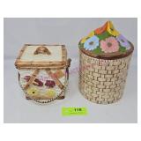 Basket Cookie Jar/Daisy Canister