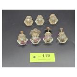 (7) Vtg Glass Cabinet Knobs