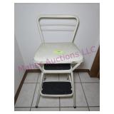 Vtg White Cosco Step Stool