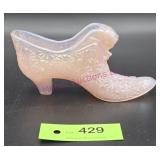 Fenton Pink Iridescent Shoe 6'