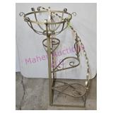 Gold Staircase Plant Stand 29'H