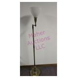 Brass Swing Arm Floor Lamp
