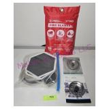 Fire Blanket, Sliders, Sink Strainers