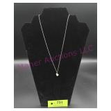 14K Gold Pearl Necklace & 18' Chain