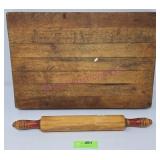 Rolling Pin & Cutting Board
