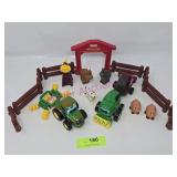 John Deere 20pc Farmyard Playset