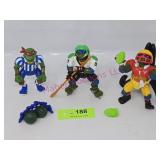 (3) 1991 TMNT Sewer Sports
