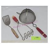 (3) Vtg Kitchen Utensils
