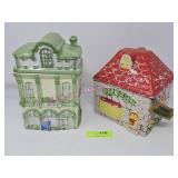 (2) Post Office & Bakery Cookie Jars