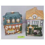 (2) Bakery & Tea Shop Cookie Jars
