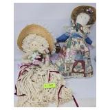 Rag Mop Doll & Weighted Rice Doll