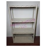 Plastic 4-Tier Shelving Rack