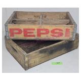 Pepsi & Unmarked Soda Pop Crate