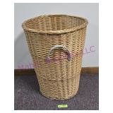 Wicker Clothes Hamper 23'H