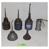 Oil Cans & Funnel