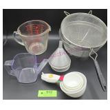 Strainers, Measuring Cups, Funnels