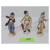 (3) Gerbruder & Heubach Porcelain Figurines