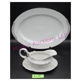 Noritake Serving Tray & Hertel Jacob Gravy Boat
