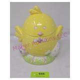 Spring Chick Easter Egg Cookie Jar