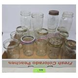 (16) Pint Ball Mason Jars